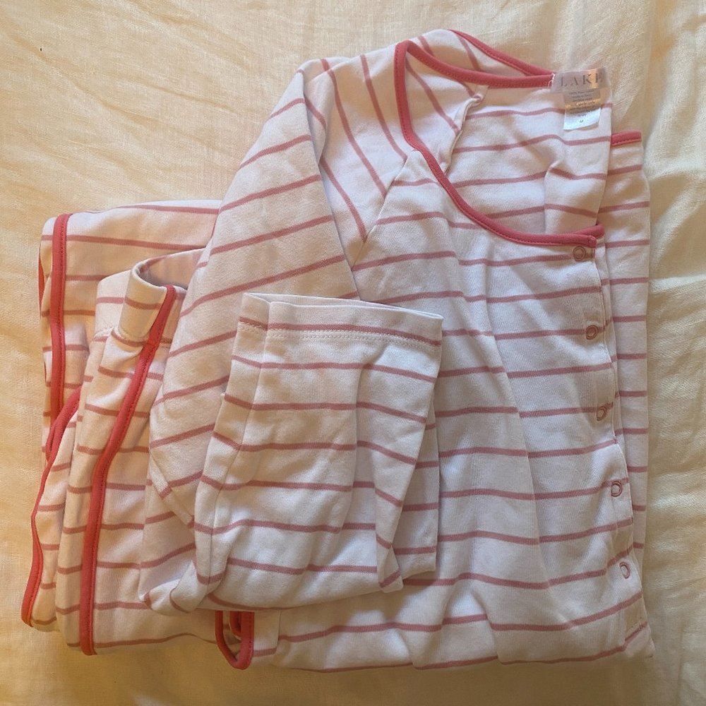 Lake Maternity Pajamas - Rose, Size M